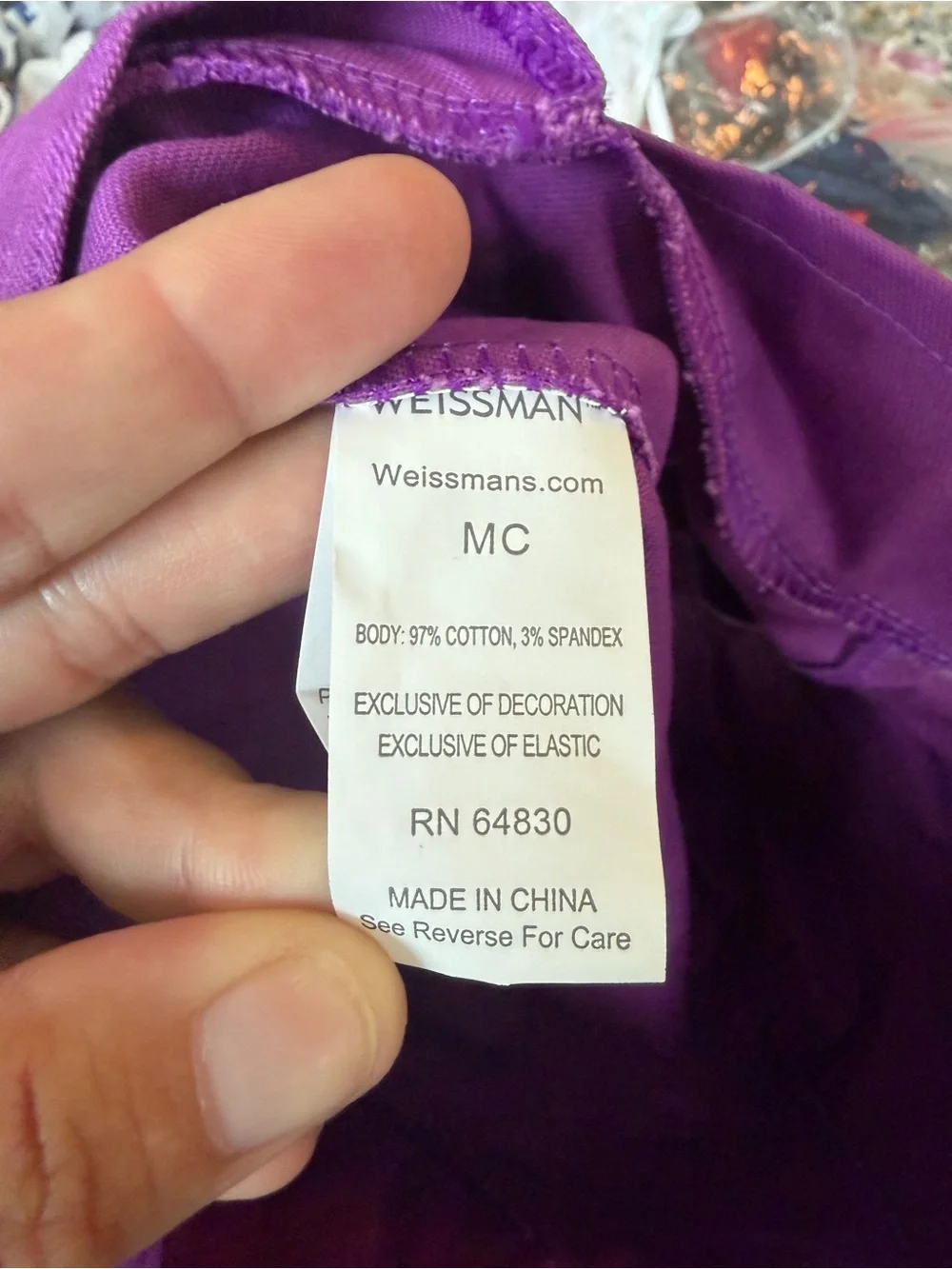 Weissman Purple Short Overalls with Matching Bandana